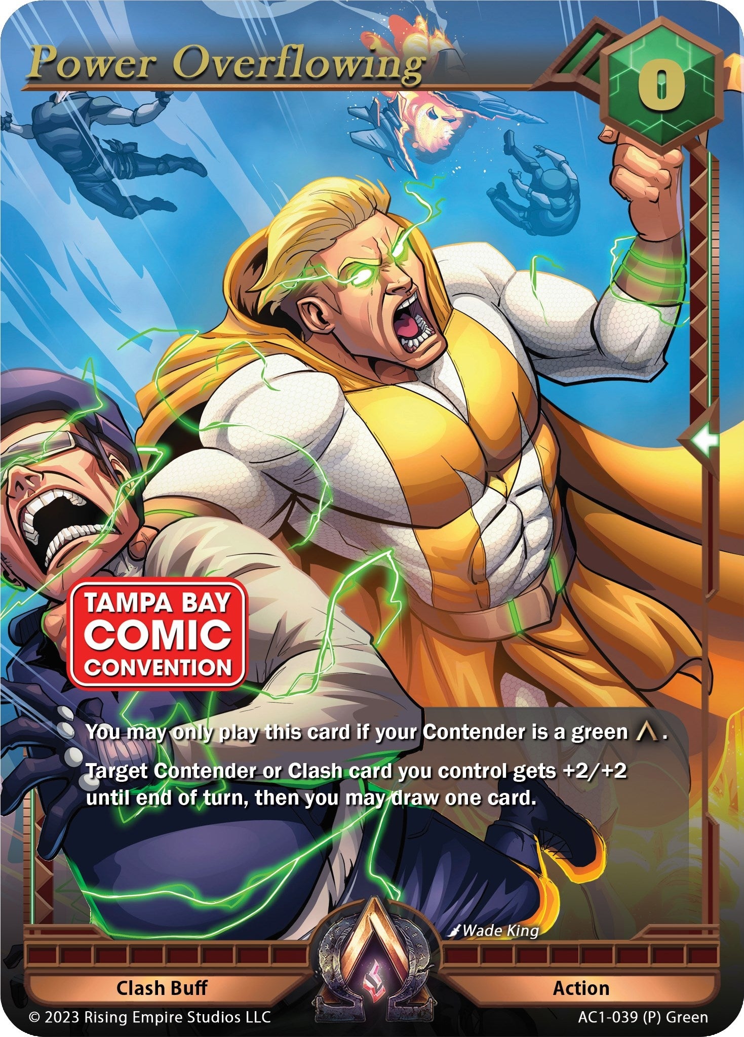 Image for Power Overflowing (Tampa Bay Comic Con Promo) (The Awakening) (AC1-039) - Alpha Clash