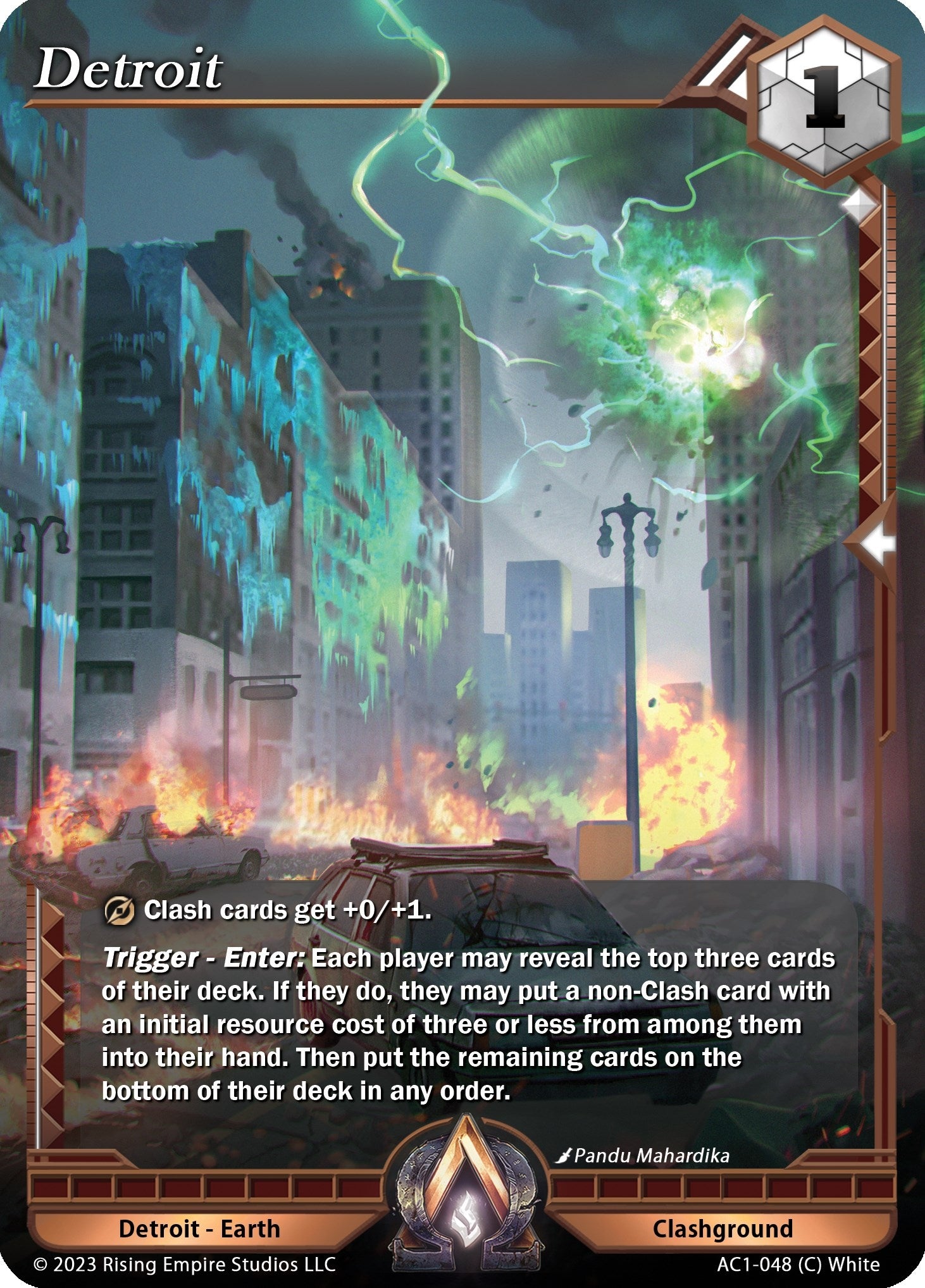 Image for Detroit (The Awakening) (AC1-048) - Alpha Clash