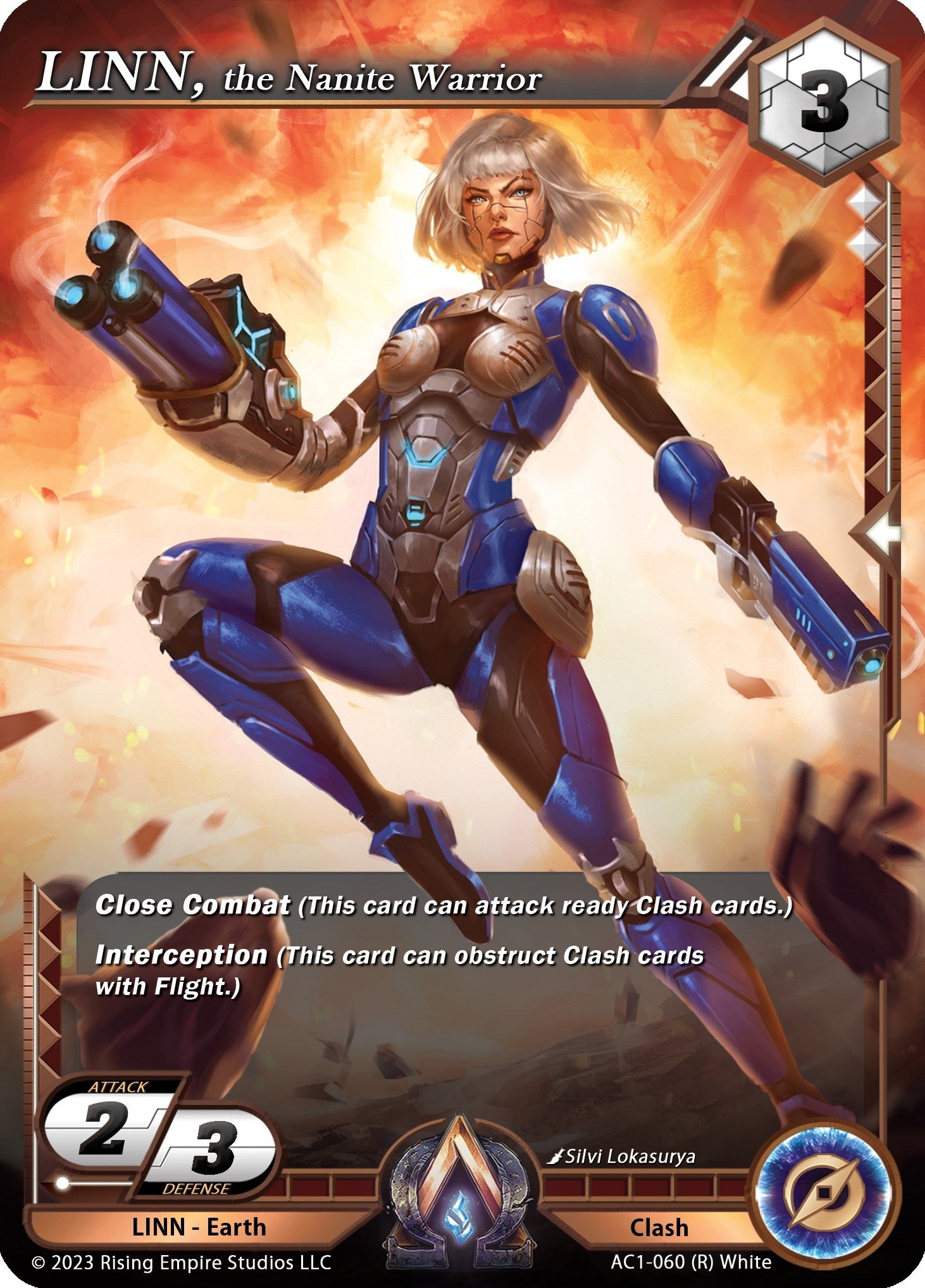 Image for LINN, the Nanite Warrior (The Awakening) (AC1-060) - Alpha Clash