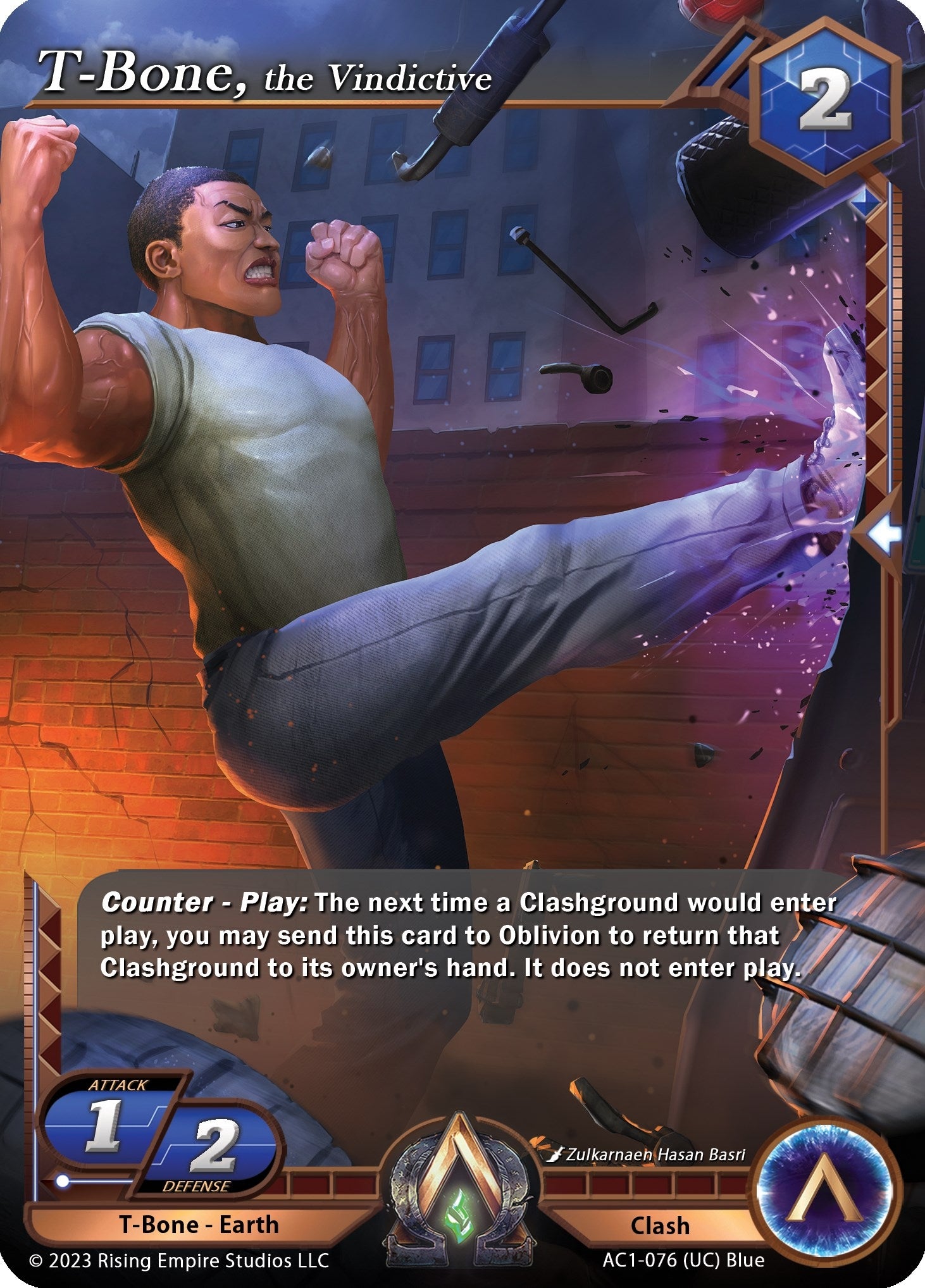 Image for T-Bone, the Vindictive (The Awakening) (AC1-076) - Alpha Clash