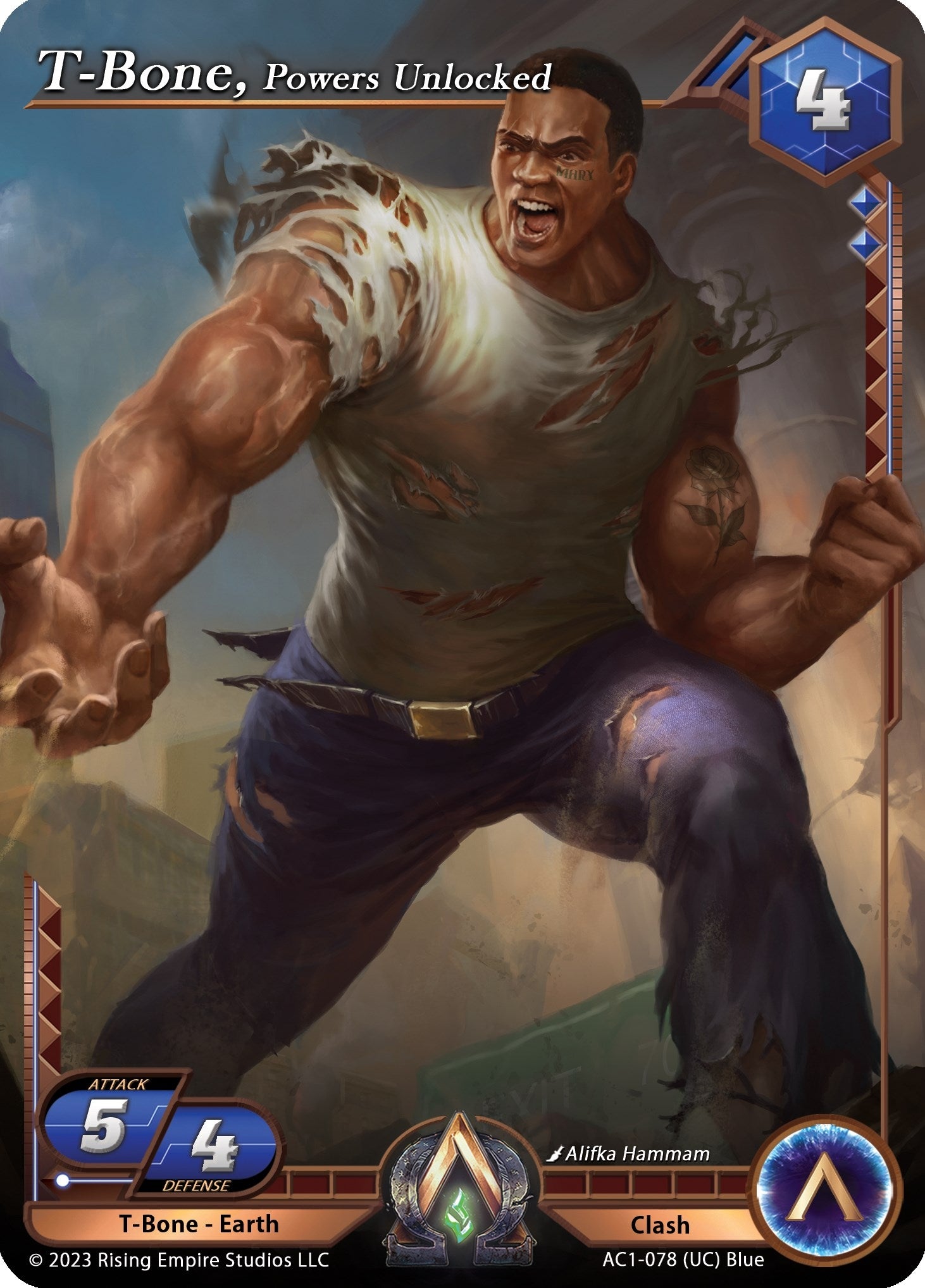 Image for T-Bone, Powers Unlocked (The Awakening) (AC1-078) - Alpha Clash