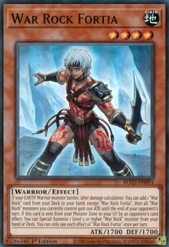 War Rock Fortia - Blazing Vortex (Super Rare) [BLVO-093]