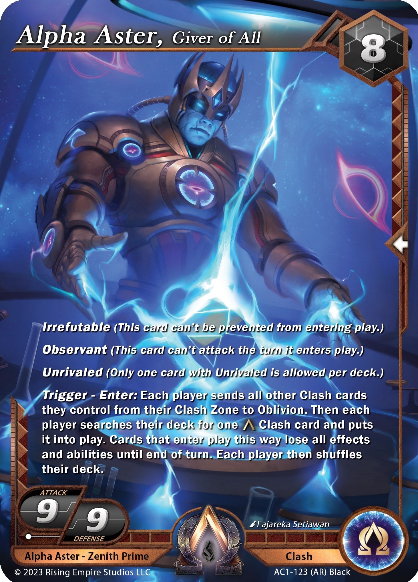 Image for Alpha Aster, Giver of All (Alpha Rare) (The Awakening) (AC1-123) - Alpha Clash
