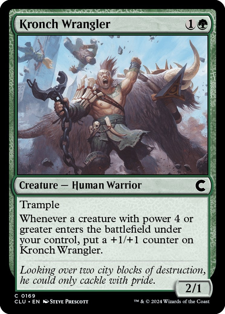 Image for Kronch Wrangler (Ravnica: Clue Edition) (169) - Magic: The Gathering