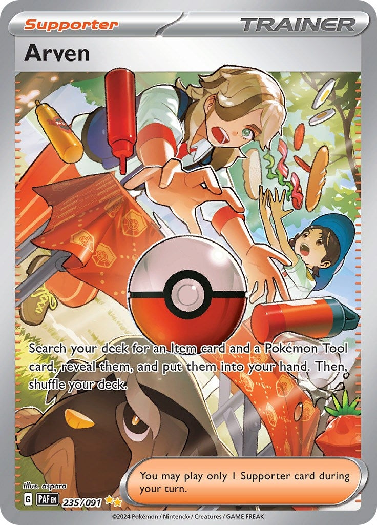 Image for Arven (SV: Paldean Fates) (235/091) - Pokemon