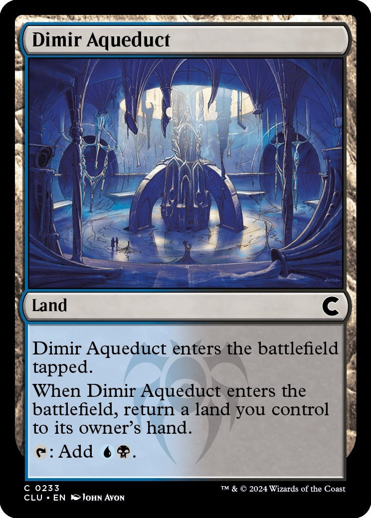 Image for Dimir Aqueduct (Ravnica: Clue Edition) (233) - Magic: The Gathering