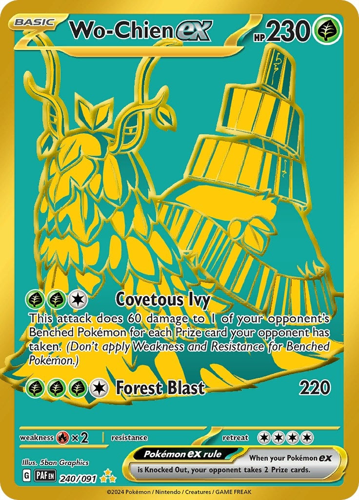 Image for Wo-Chien ex (SV: Paldean Fates) (240/091) - Pokemon