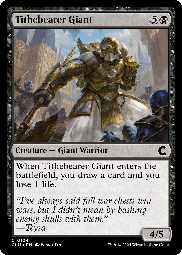 Image for Tithebearer Giant (Ravnica: Clue Edition) (124) - Magic: The Gathering