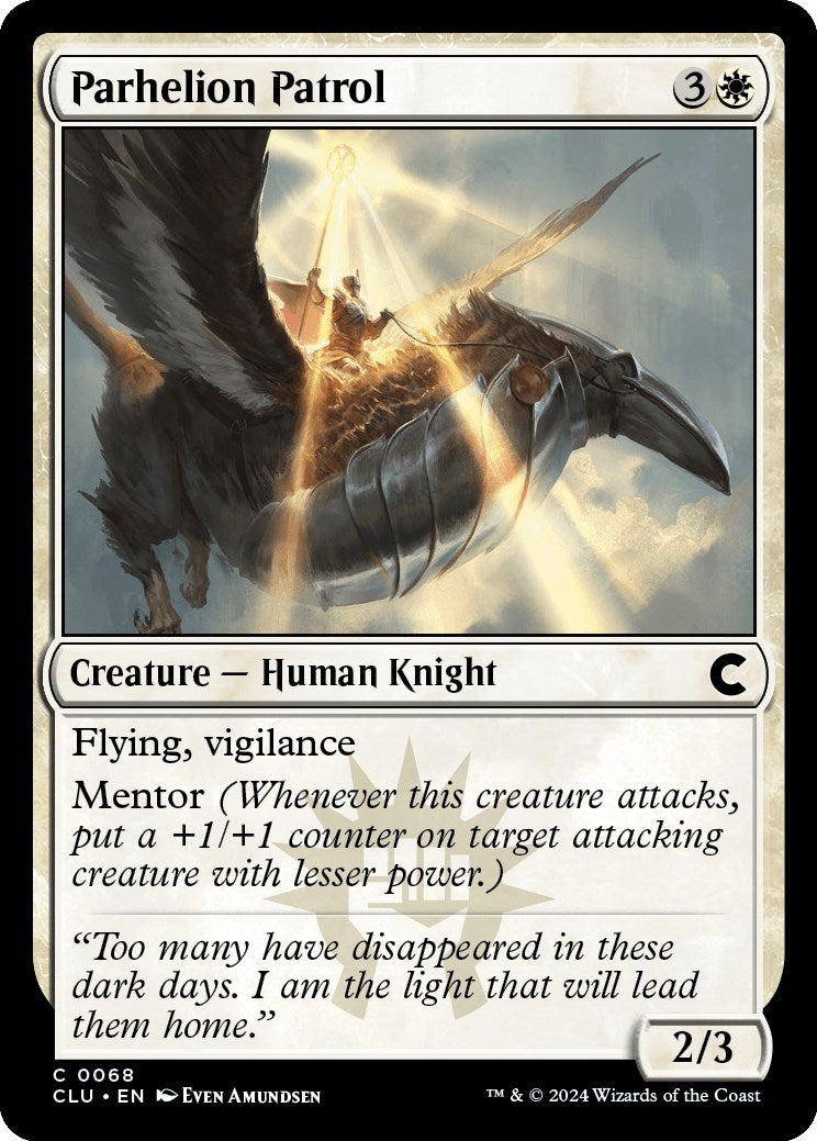 Image for Parhelion Patrol (Ravnica: Clue Edition) (68) - Magic: The Gathering