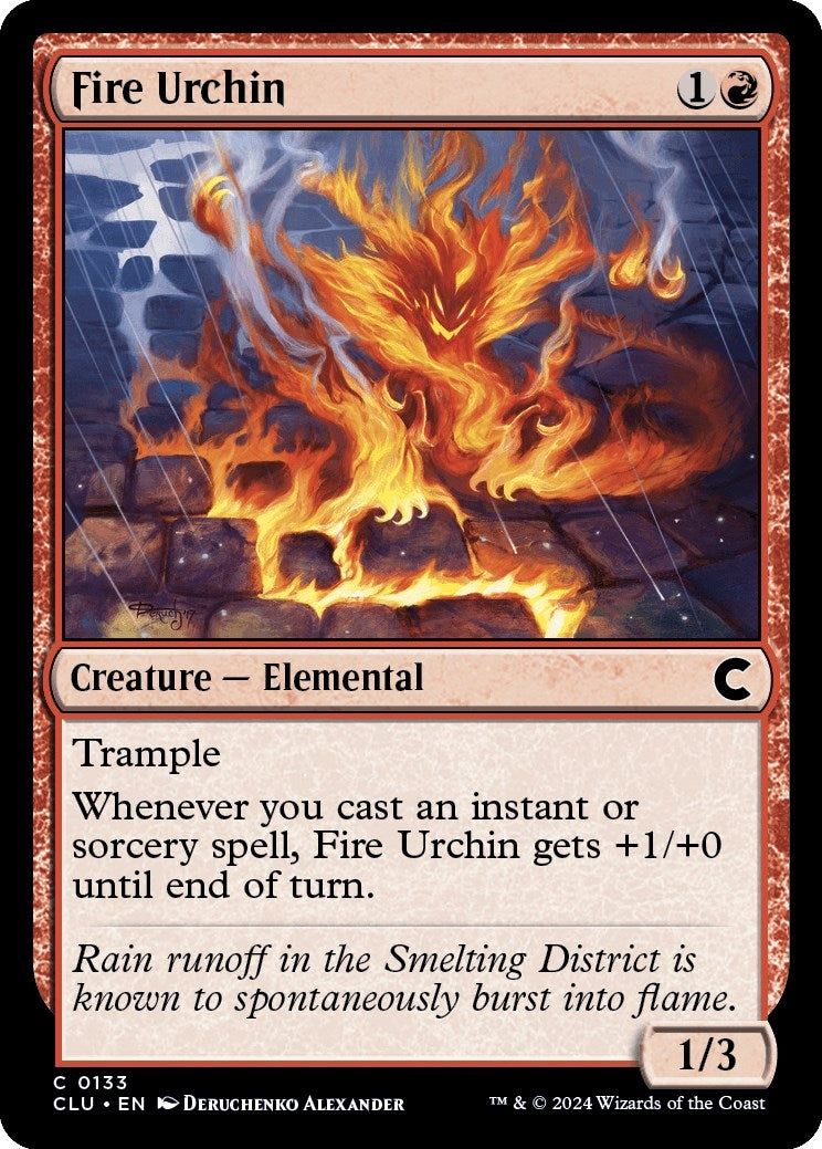 Image for Fire Urchin (Ravnica: Clue Edition) (133) - Magic: The Gathering