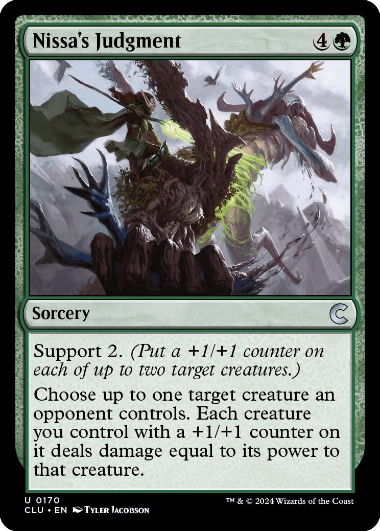 Image for Nissa's Judgment (Ravnica: Clue Edition) (170) - Magic: The Gathering