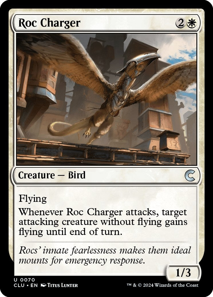 Image for Roc Charger (Ravnica: Clue Edition) (70) - Magic: The Gathering