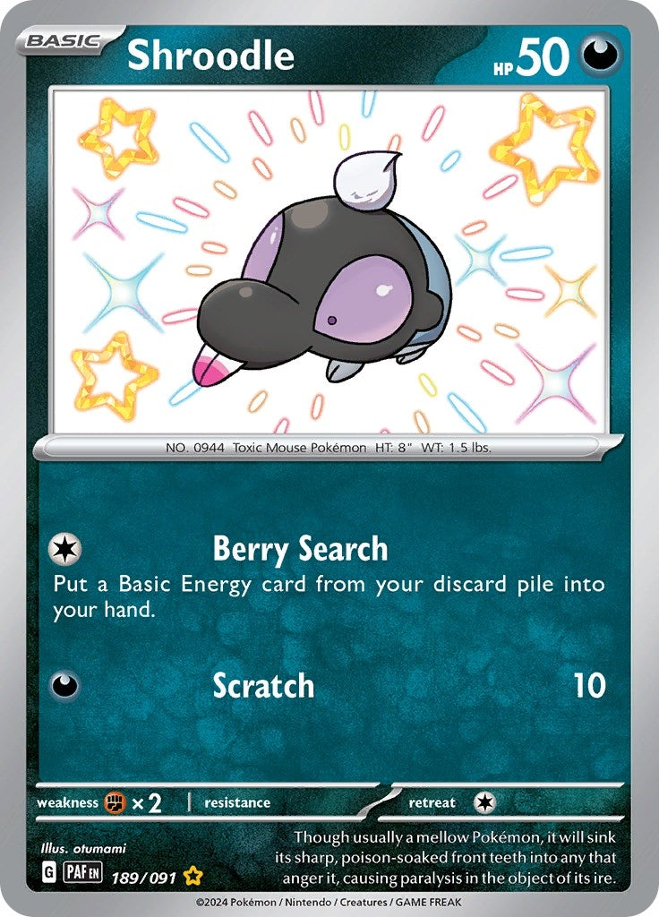 Image for Shroodle (SV: Paldean Fates) (189/091) - Pokemon