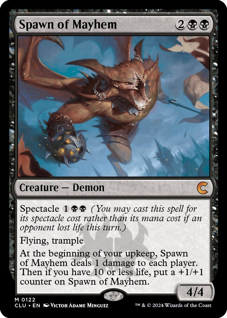 Image for Spawn of Mayhem (Ravnica: Clue Edition) (122) - Magic: The Gathering