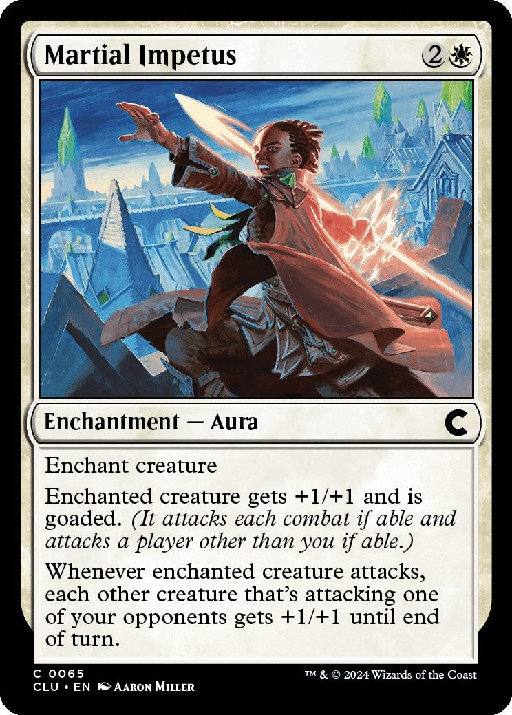 Image for Martial Impetus (Ravnica: Clue Edition) (65) - Magic: The Gathering