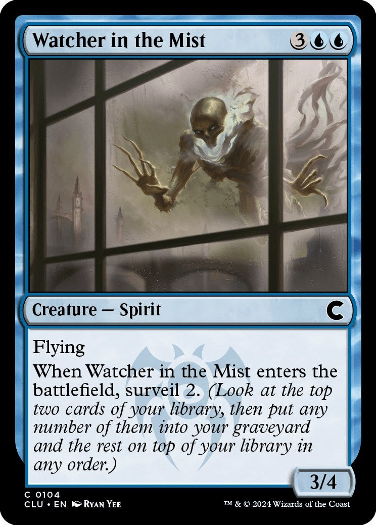 Image for Watcher in the Mist (Ravnica: Clue Edition) (104) - Magic: The Gathering