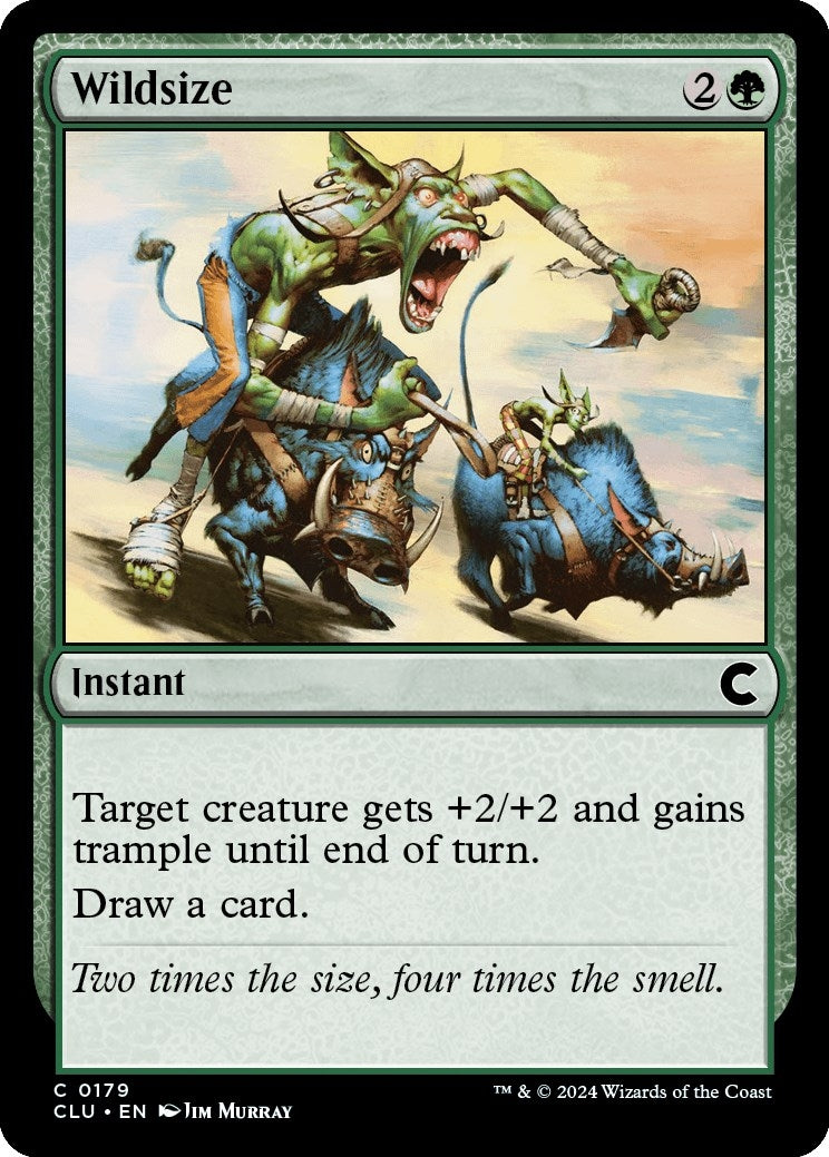 Image for Wildsize (Ravnica: Clue Edition) (179) - Magic: The Gathering
