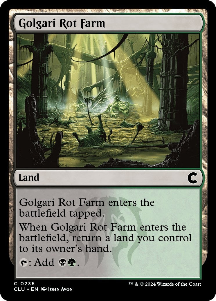 Image for Golgari Rot Farm (Ravnica: Clue Edition) (236) - Magic: The Gathering