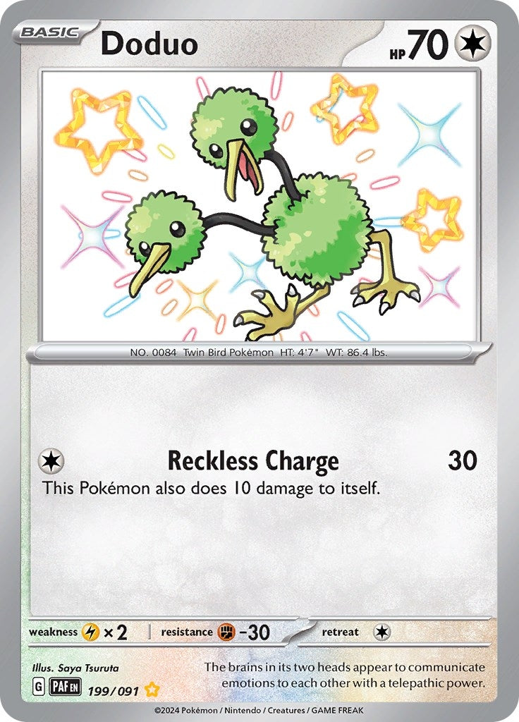 Image for Doduo (SV: Paldean Fates) (199/091) - Pokemon
