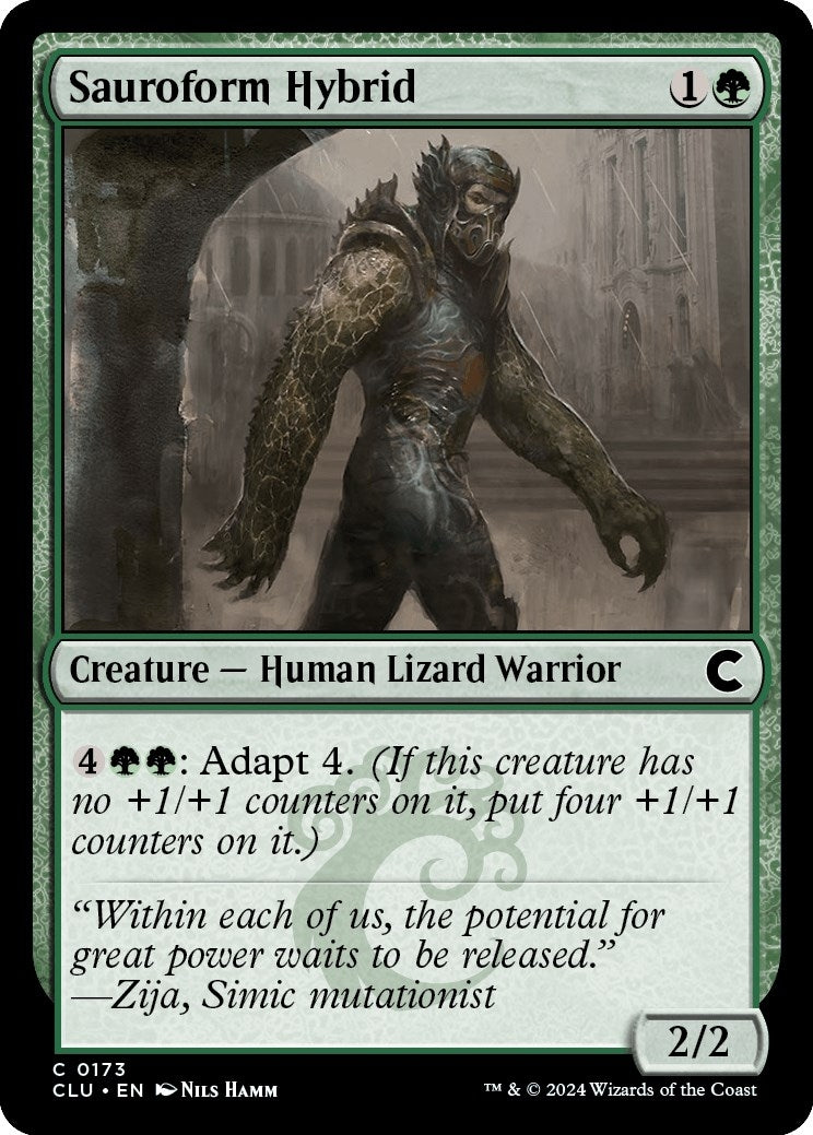 Image for Sauroform Hybrid (Ravnica: Clue Edition) (173) - Magic: The Gathering