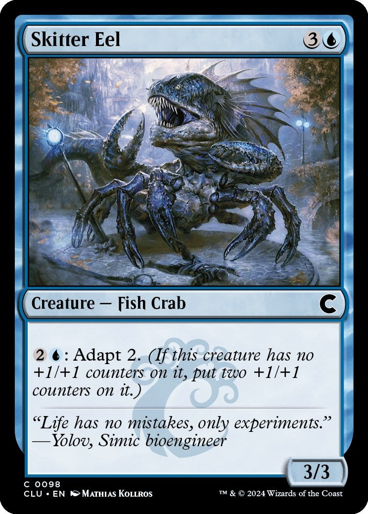 Image for Skitter Eel (Ravnica: Clue Edition) (98) - Magic: The Gathering