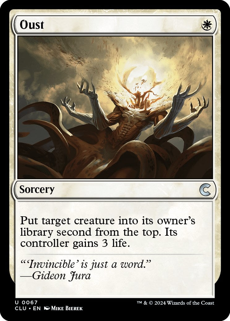 Image for Oust (Ravnica: Clue Edition) (67) - Magic: The Gathering