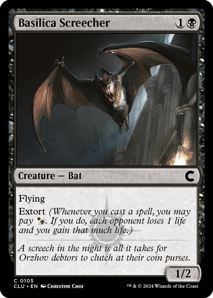 Image for Basilica Screecher (Ravnica: Clue Edition) (105) - Magic: The Gathering