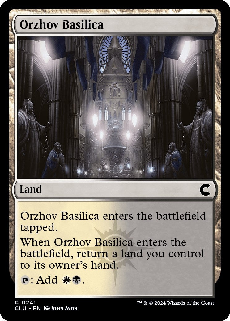 Image for Orzhov Basilica (Ravnica: Clue Edition) (241) - Magic: The Gathering