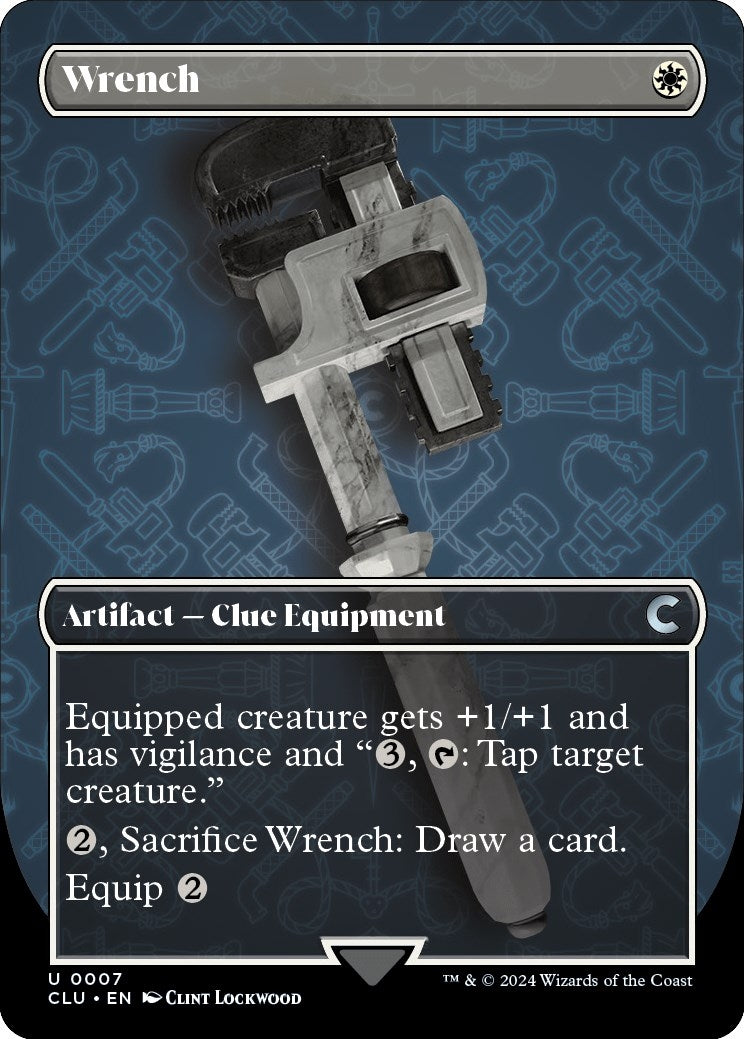 Image for Wrench (Borderless) (Ravnica: Clue Edition) (7) - Magic: The Gathering