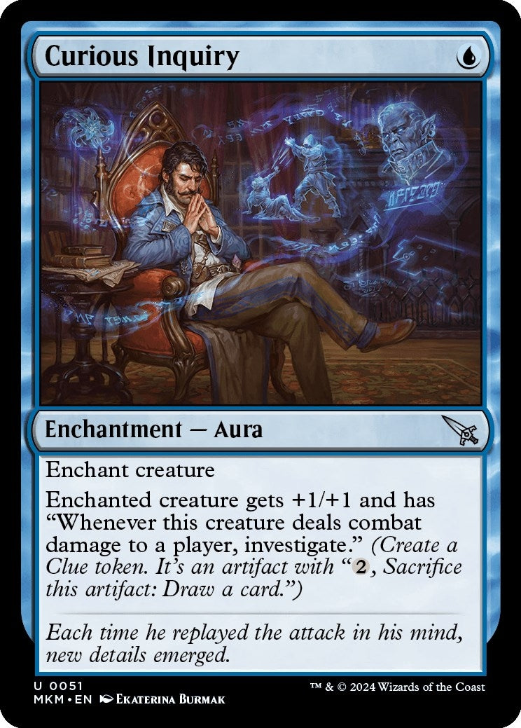 Image for Curious Inquiry (Murders at Karlov Manor) (51) - Magic: The Gathering