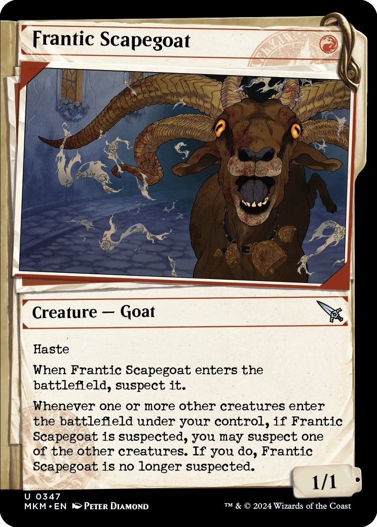 Image for Frantic Scapegoat (Showcase) (Murders at Karlov Manor) (347) - Magic: The Gathering