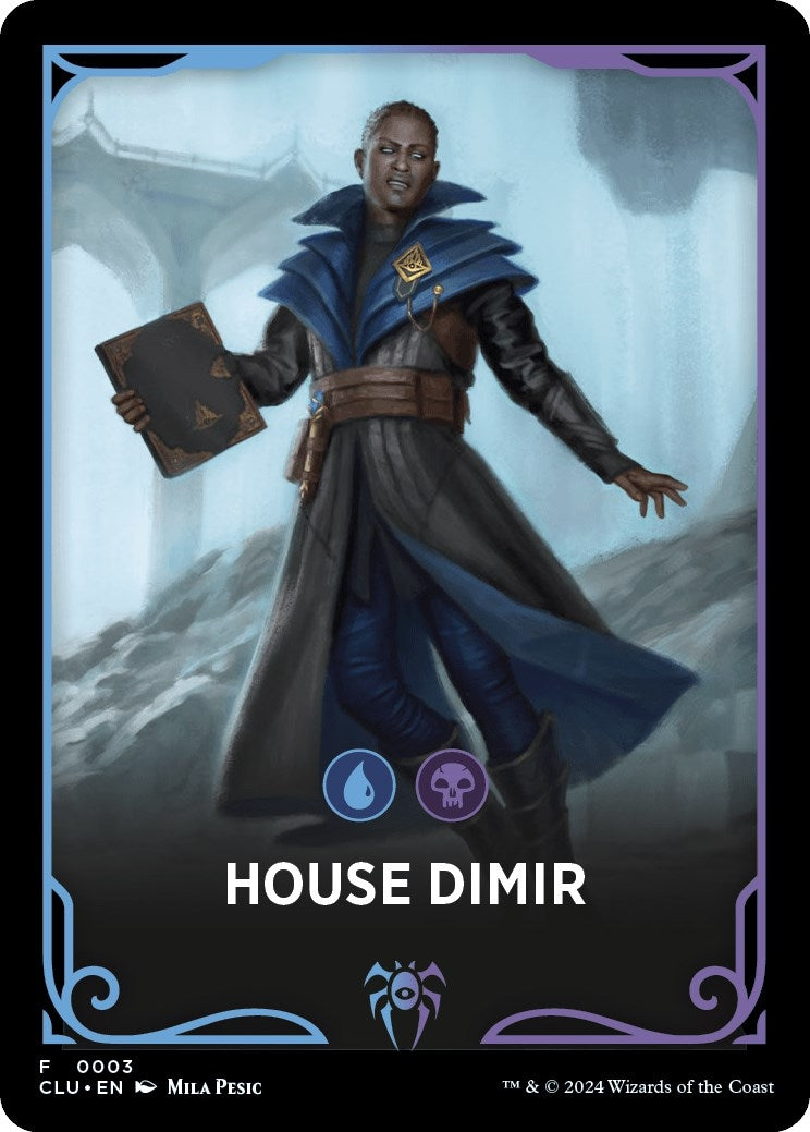 Image for House Dimir Theme Card (Ravnica: Clue Edition) (3) - Magic: The Gathering