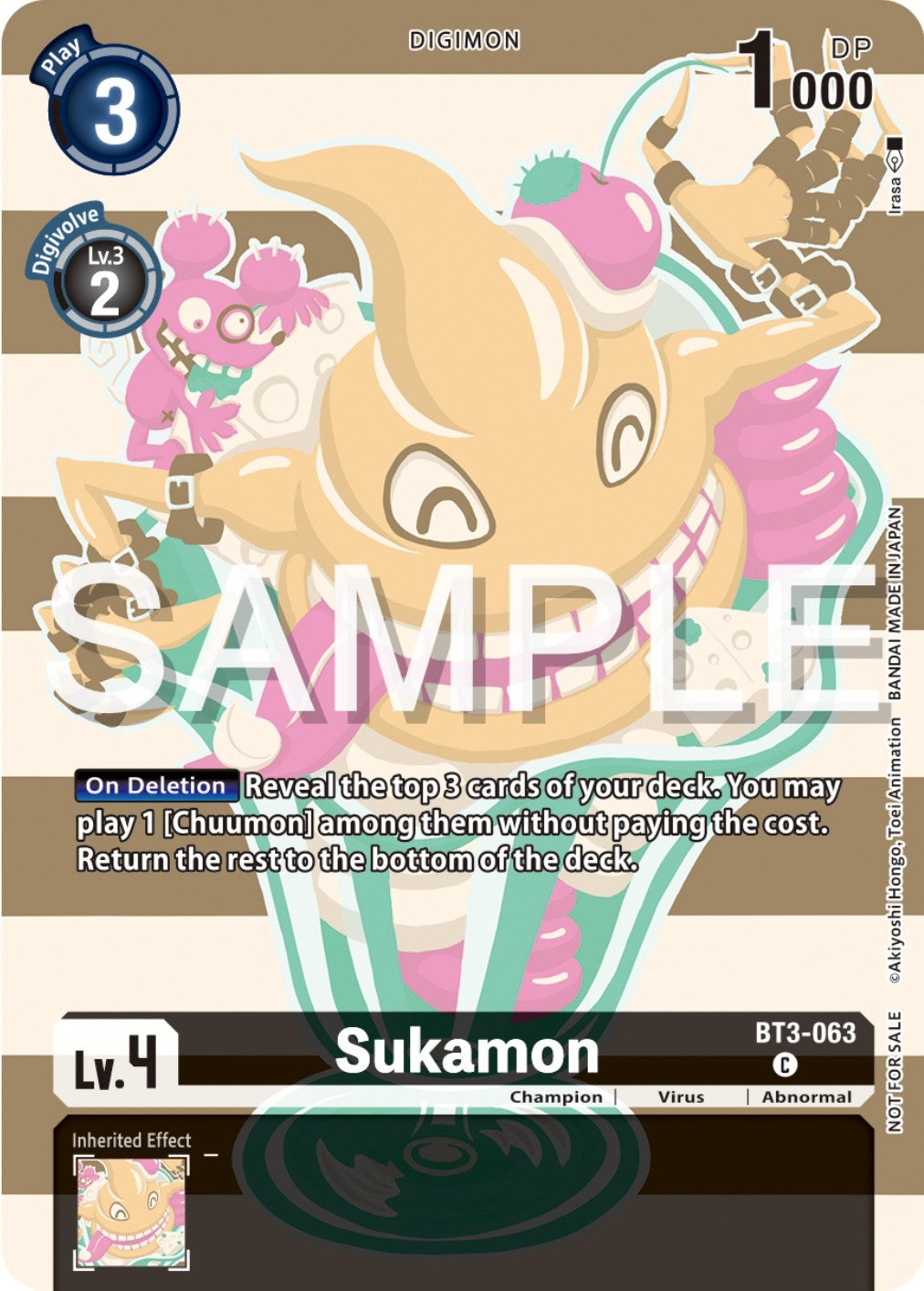 Image for Sukamon (Digimon Illustration Competition Pack 2023) (BT01-03A) (BT3-063 C) - Digimon Card Game
