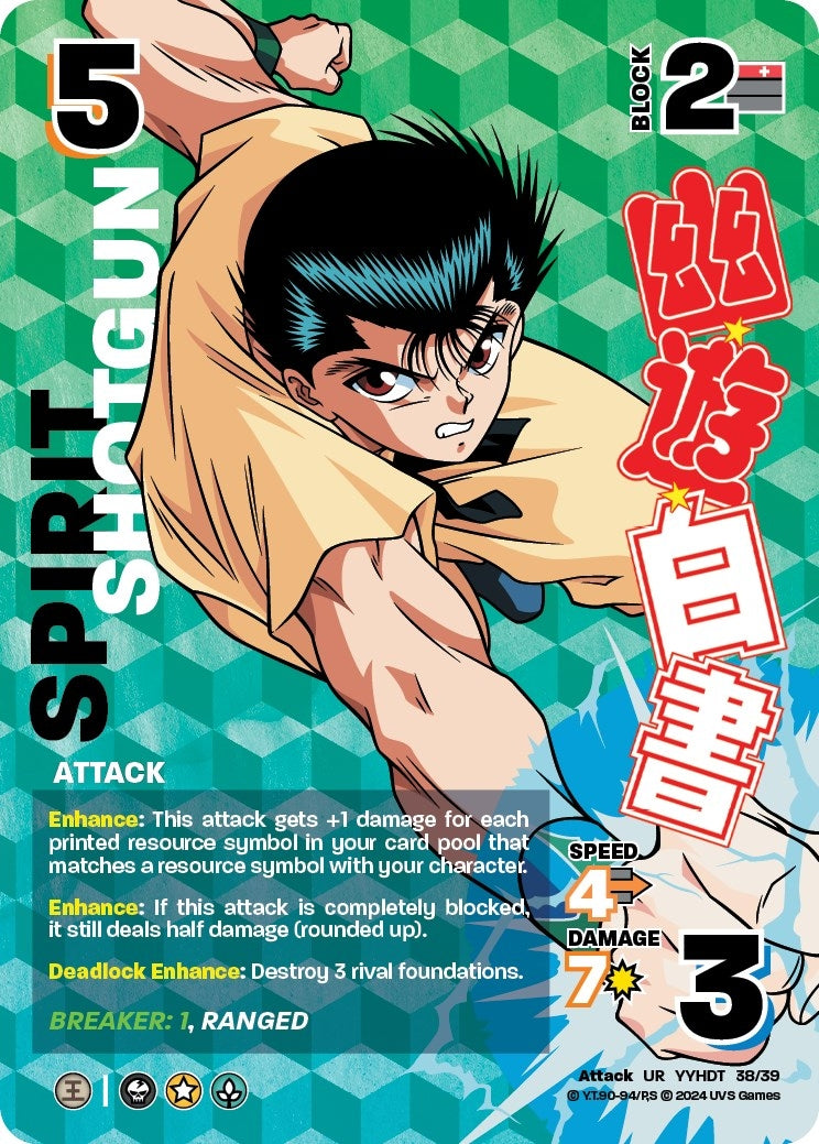 Image for Spirit Shotgun (Time Shifted) (Yu Yu Hakusho: Dark Tournament) (38/39) - UniVersus