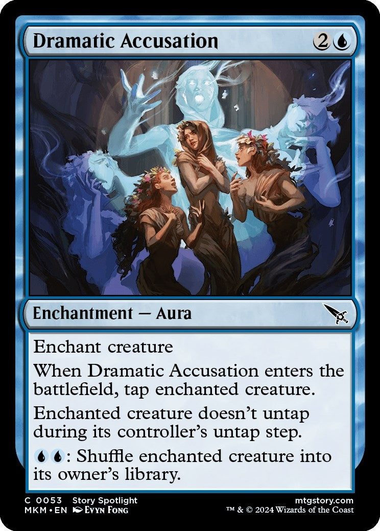 Image for Dramatic Accusation (Murders at Karlov Manor) (53) - Magic: The Gathering