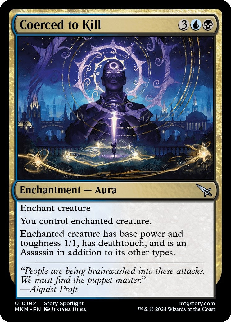Image for Coerced to Kill (Murders at Karlov Manor) (192) - Magic: The Gathering