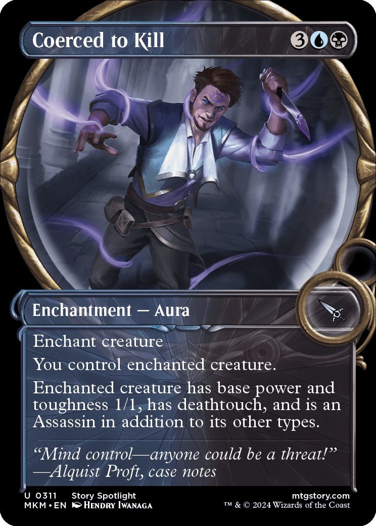 Image for Coerced to Kill (Showcase) (Murders at Karlov Manor) (311) - Magic: The Gathering