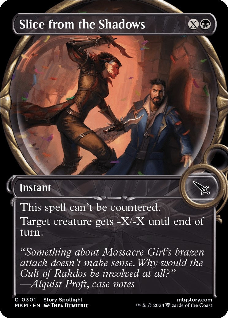Image for Slice from the Shadows (Showcase) (Murders at Karlov Manor) (301) - Magic: The Gathering