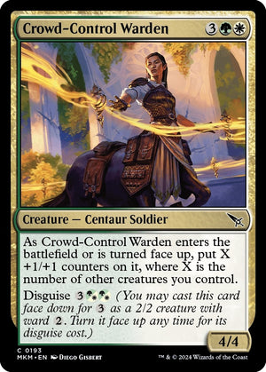 Image for Crowd-Control Warden (Murders at Karlov Manor) (193) - Magic: The Gathering
