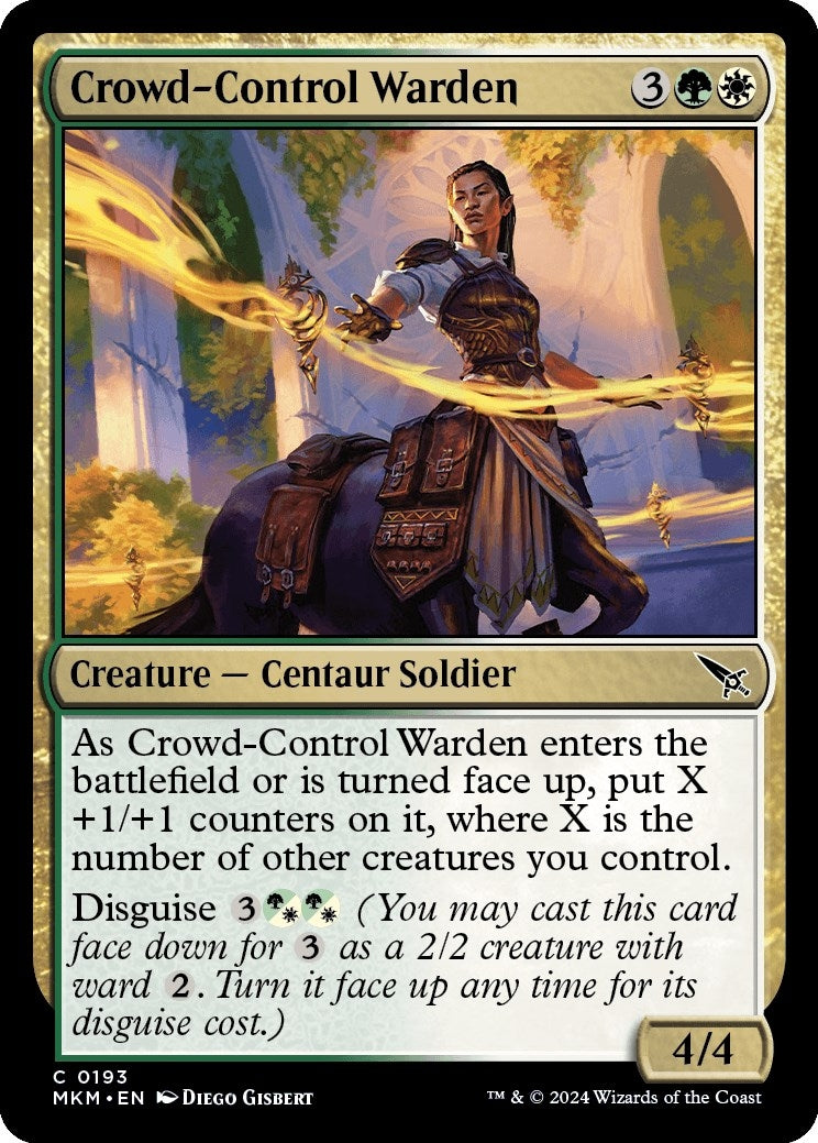 Image for Crowd-Control Warden (Murders at Karlov Manor) (193) - Magic: The Gathering
