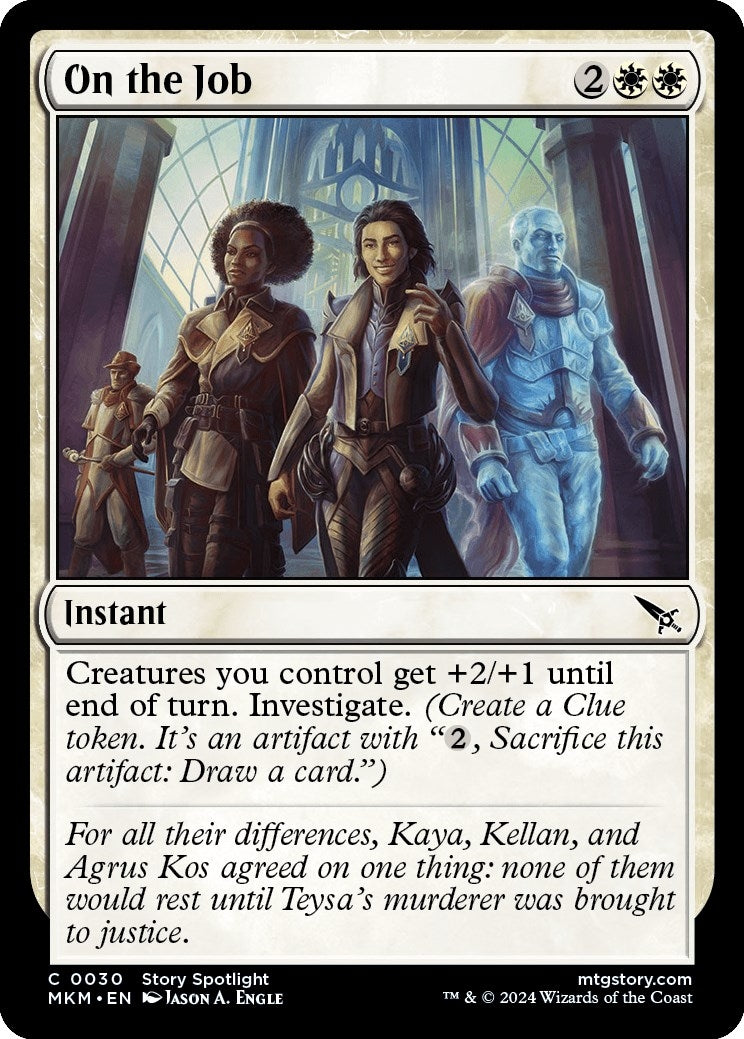 Image for On the Job (Murders at Karlov Manor) (30) - Magic: The Gathering