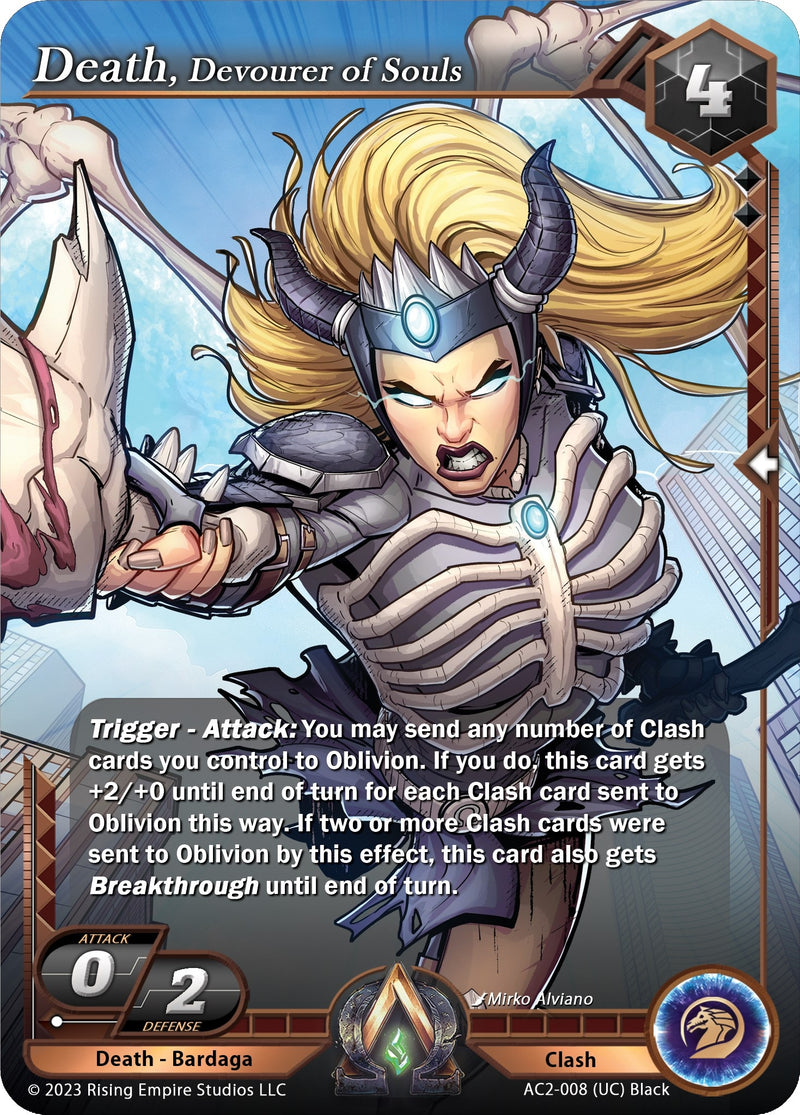 Image for Death, Devourer of Souls (Clashgrounds) (AC2-008) - Alpha Clash