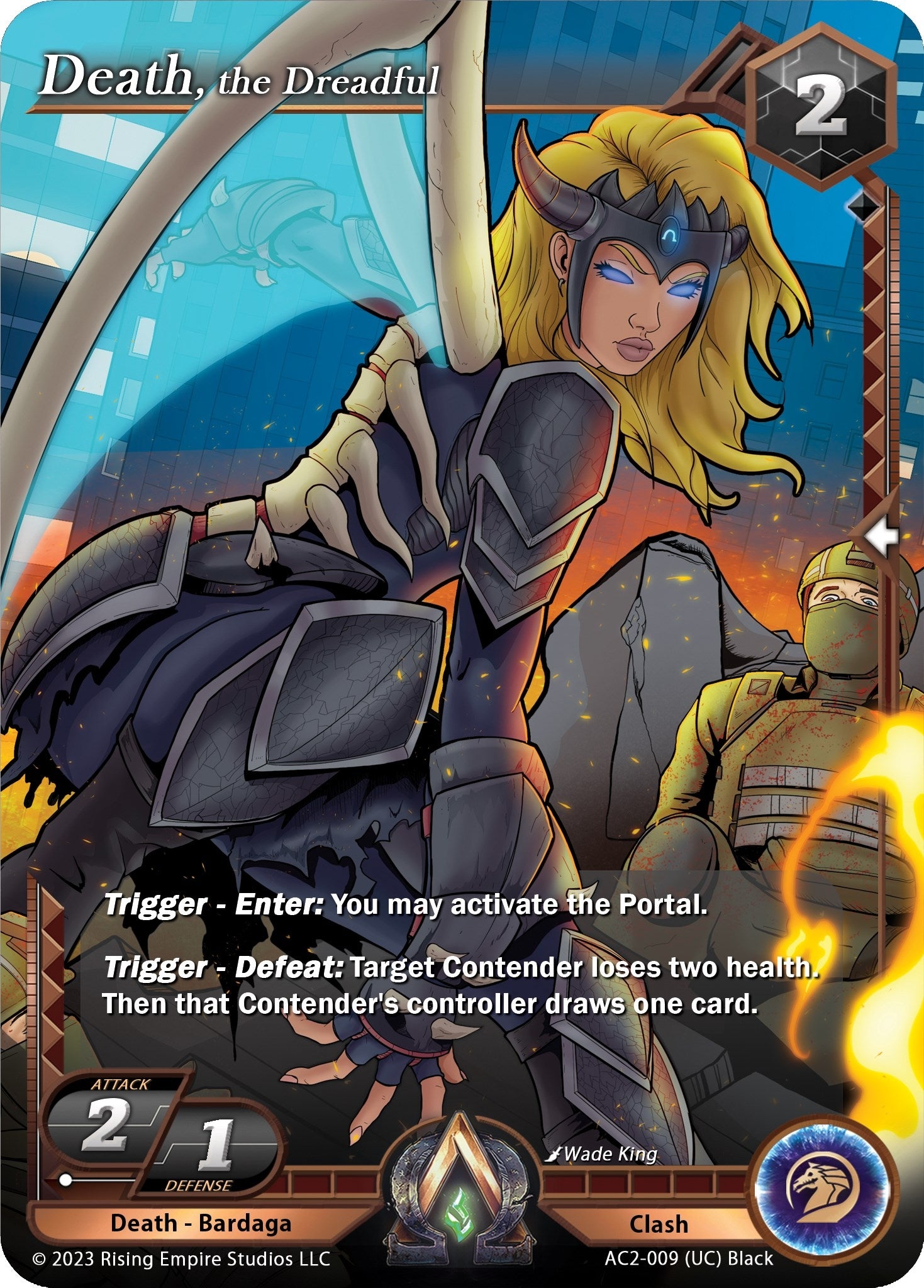 Image for Death, the Dreadful (Clashgrounds) (AC2-009) - Alpha Clash