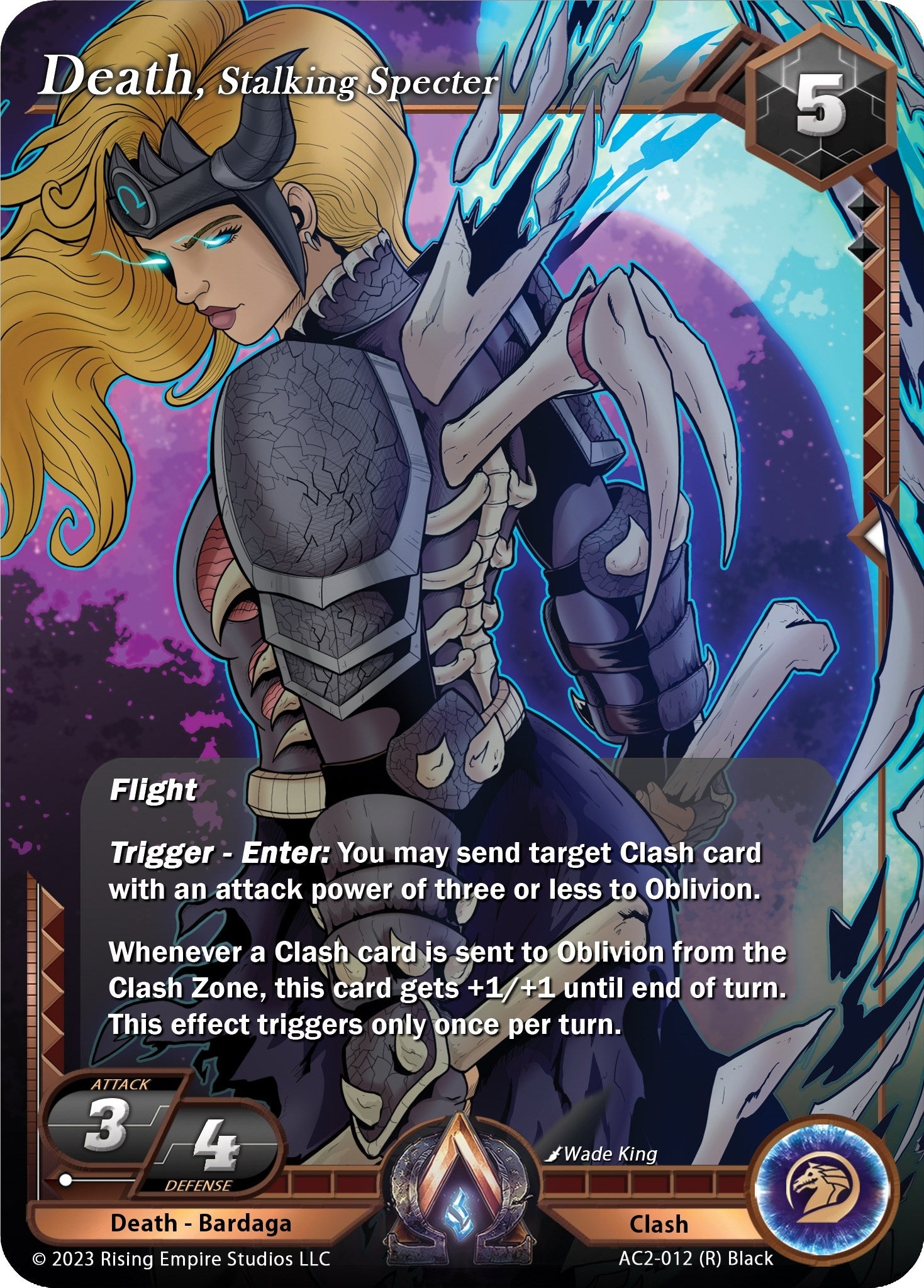 Image for Death, Stalking Specter (Clashgrounds) (AC2-012) - Alpha Clash