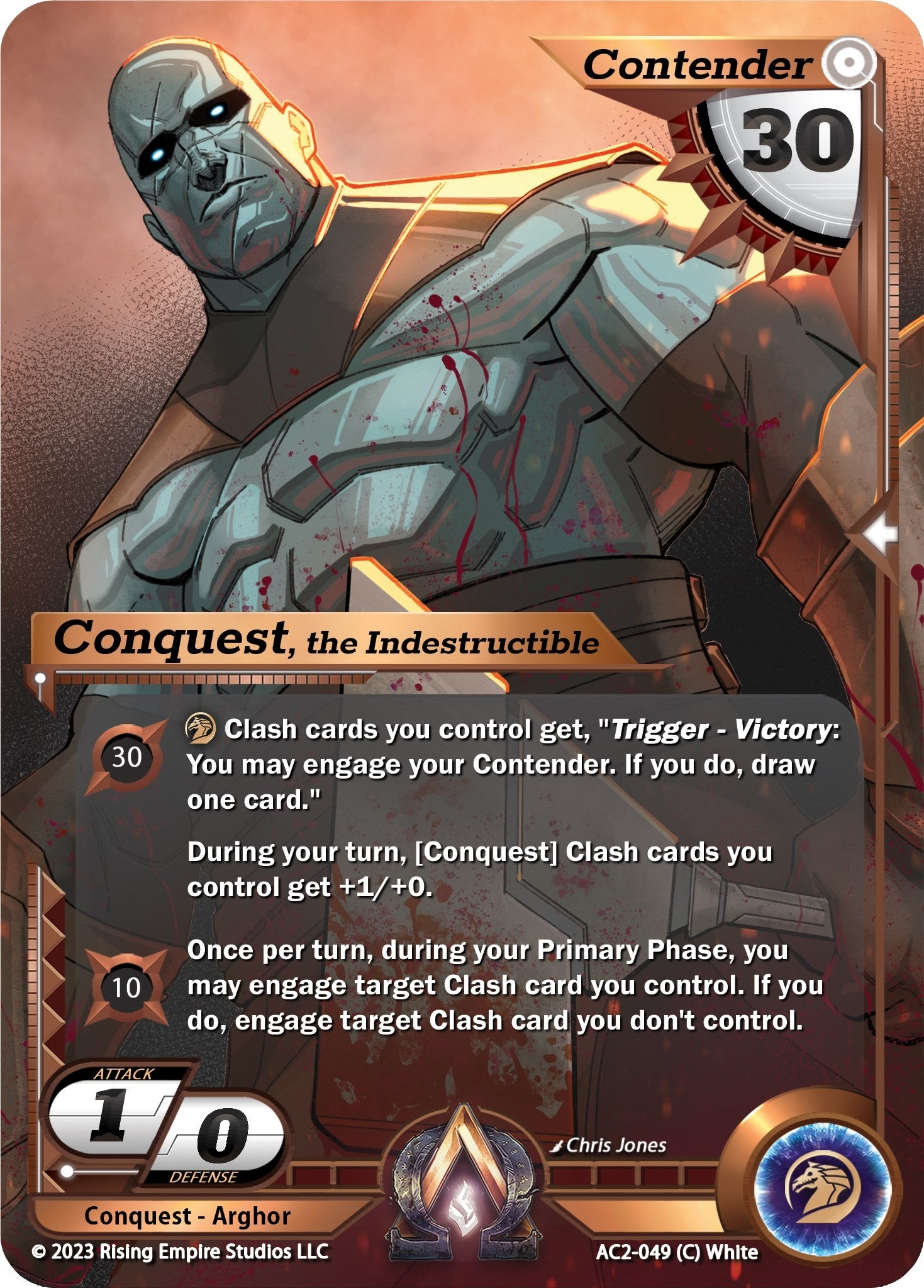 Image for Conquest, the Indestructible (Clashgrounds) (AC2-049) - Alpha Clash