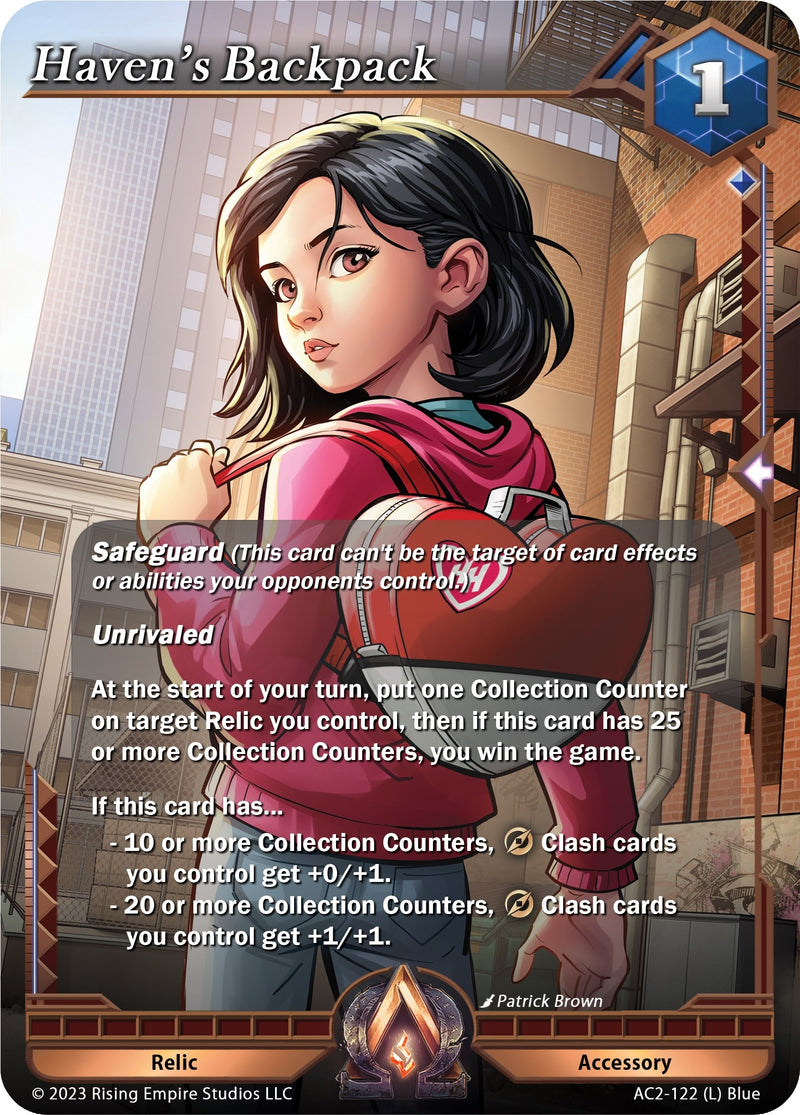 Image for Haven's Backpack (Clashgrounds) (AC2-122) - Alpha Clash