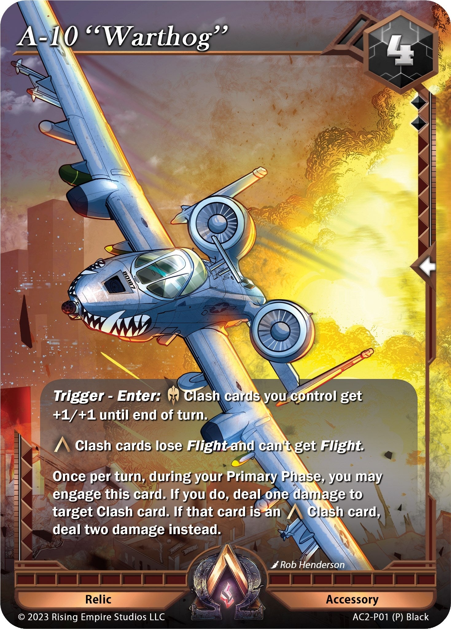 Image for A-10 "Warthog" (Clashgrounds) (AC2-P01) - Alpha Clash