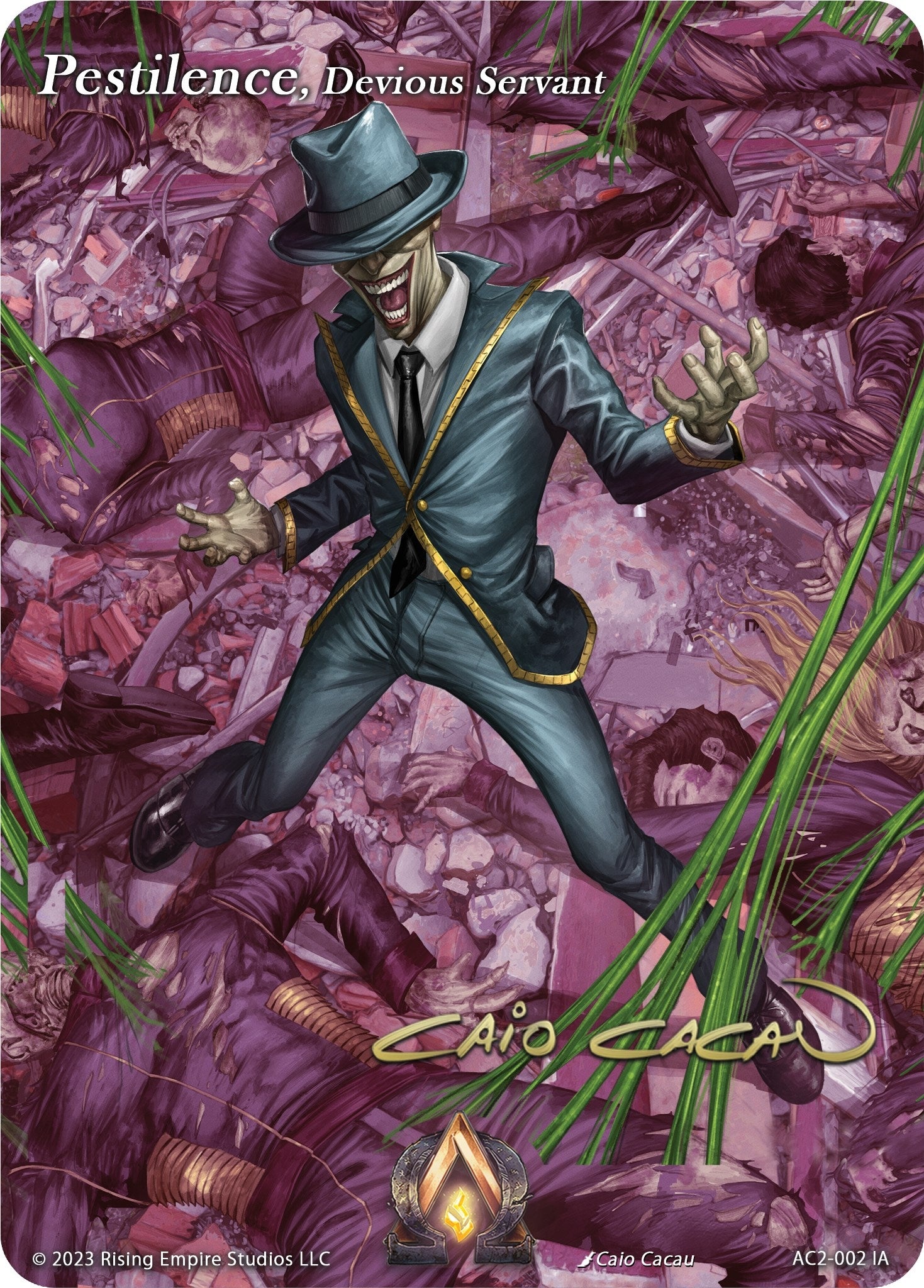 Image for Pestilence, Devious Servant (Iconic Art) (Clashgrounds) (AC2-002 IA) - Alpha Clash