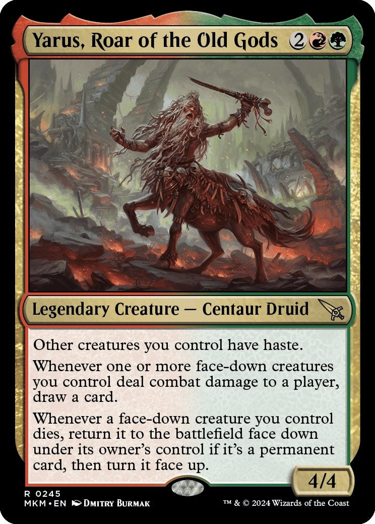 Image for Yarus, Roar of the Old Gods (Murders at Karlov Manor) (245) - Magic: The Gathering