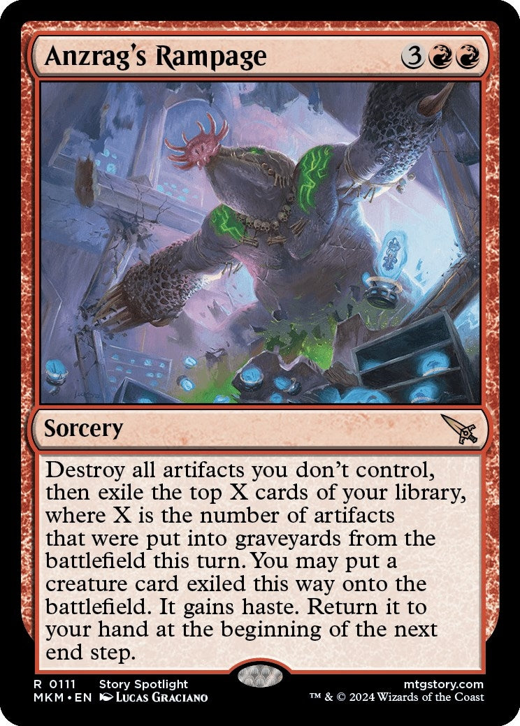Image for Anzrag's Rampage (Murders at Karlov Manor) (111) - Magic: The Gathering